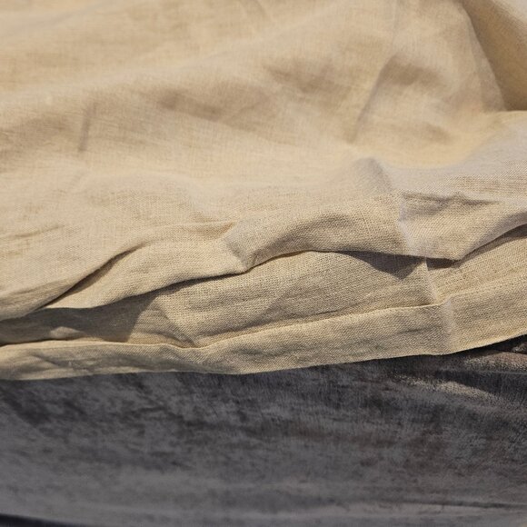 Coyuchi linen quen size bed skirt - Picture 7 of 8